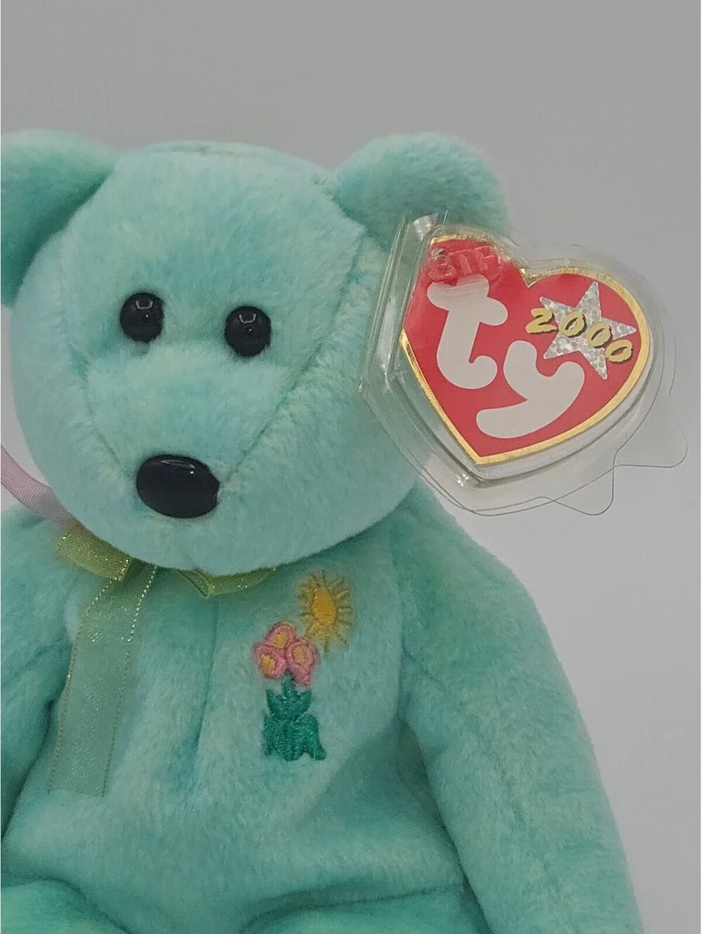 Ty Beanie Baby Ariel Bear 2000 Mint